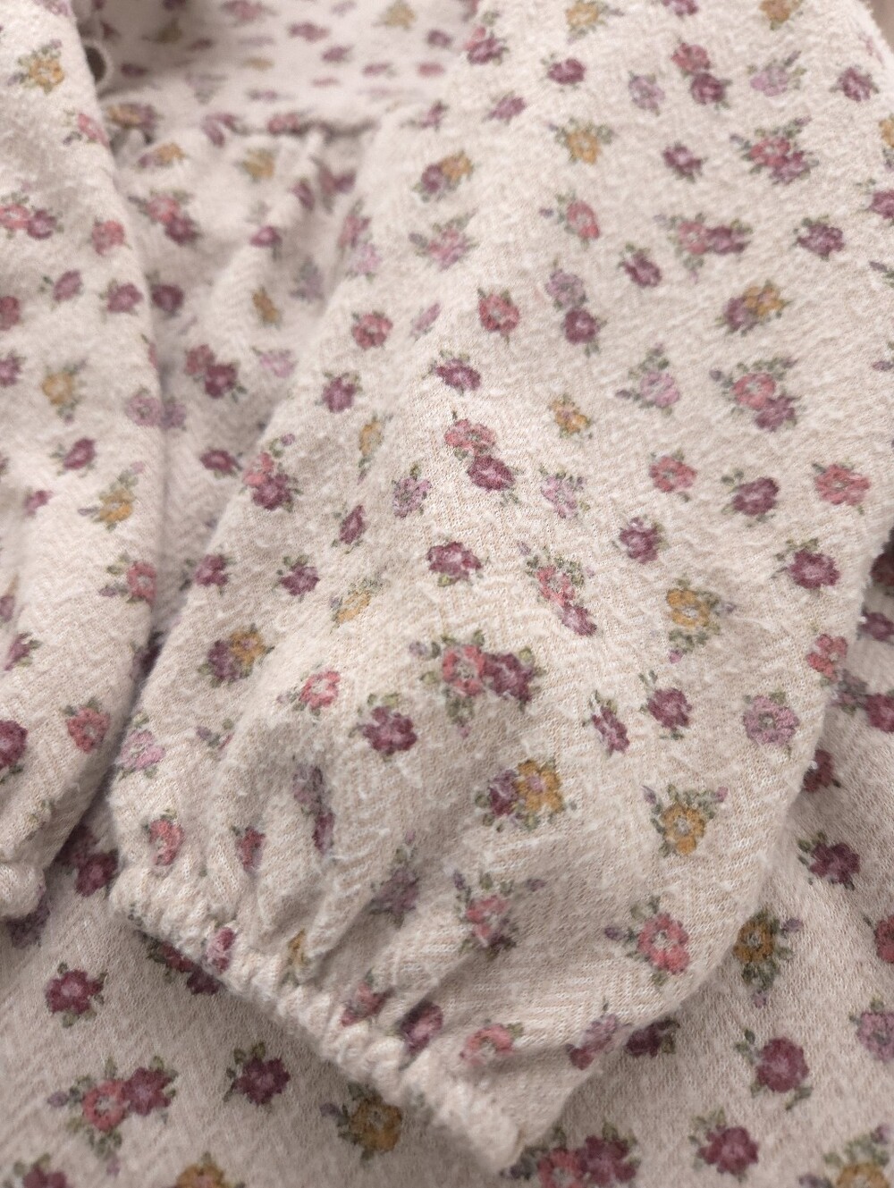Zara Girls Floral Print Herringbone Dress size 3-4 Years - Picture 13 of 16